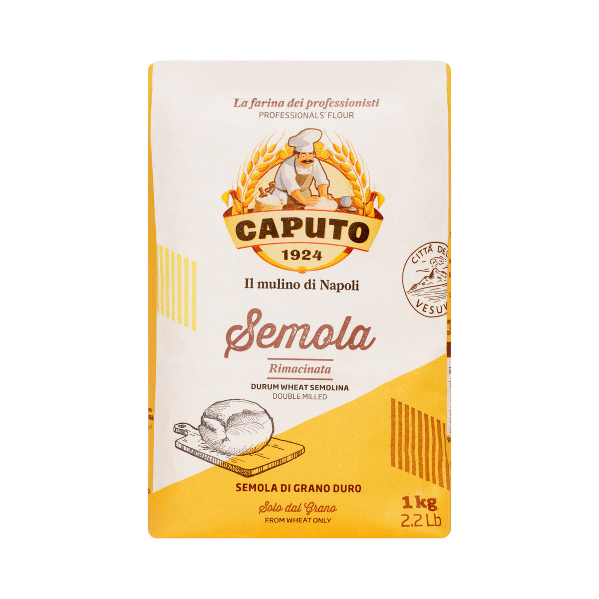 Caputo - Semola Rimacinata - Double Milled Semolina - 1kg – Woody Oven