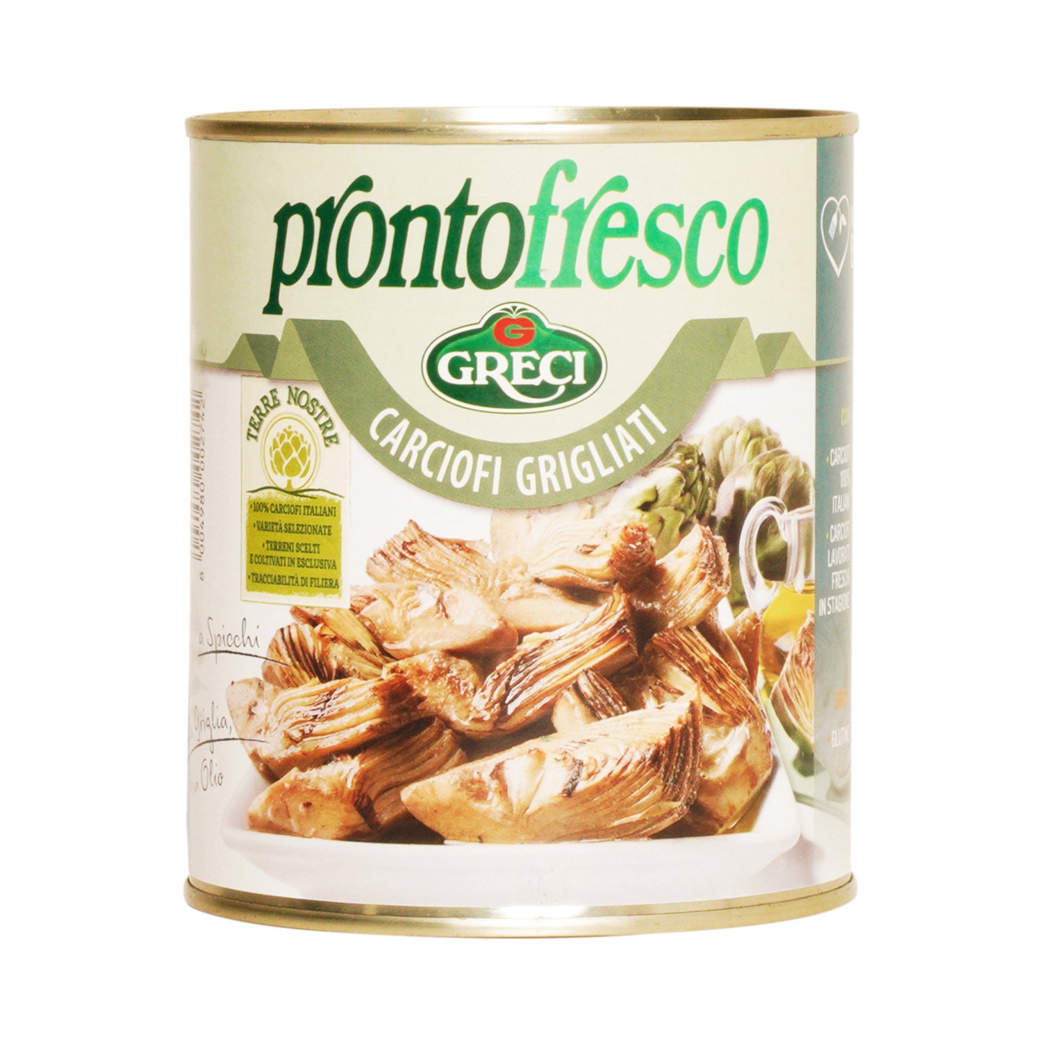 Greci Pronto Fresco - Carciofi Grigliati Grilled Artichokes - 800g